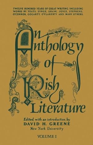 Immagine del venditore per Anthology of Irish Literature venduto da GreatBookPrices