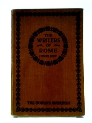 Imagen del vendedor de The Writers of Rome a la venta por World of Rare Books