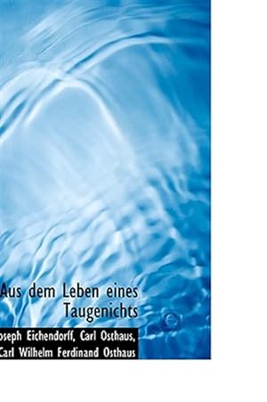 Seller image for Aus Dem Leben Eines Taugenichts -Language: German for sale by GreatBookPrices