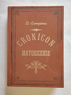 Seller image for Cronicn Mayoricense. for sale by TURCLUB LLIBRES I OBRES