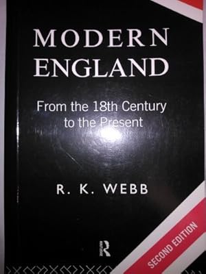 Seller image for Modern England from the Eighteenth Century to the Present for sale by WeBuyBooks