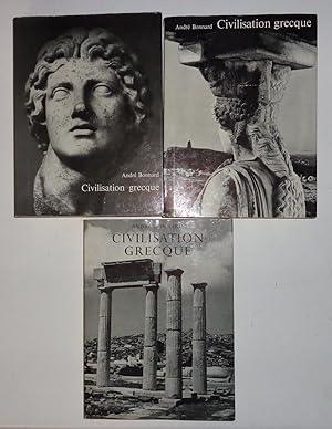 Bild des Verkufers fr Civilisation grecque, vol. 1-3 (complete). zum Verkauf von Wissenschaftliches Antiquariat Kln Dr. Sebastian Peters UG