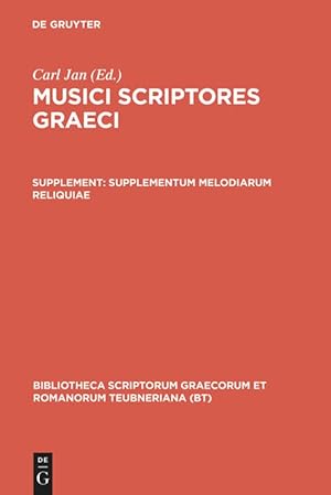 Seller image for Supplementum melodiarum reliquiae for sale by moluna
