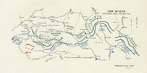 Bild des Verkufers fr The Marne, situation: noon, 5th Sept 1914 [Battle of the Marne] zum Verkauf von Antiqua Print Gallery