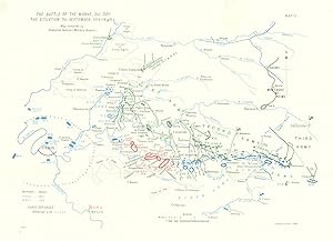 The Battle of the Marne 2nd. Day. The Situation 7th. September. 1914. (Night)