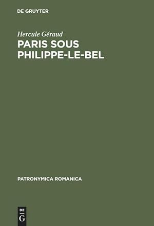 Seller image for Paris sous Philippe-le-Bel for sale by moluna