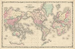 Johnson's Map of the World on Mercator's Projection