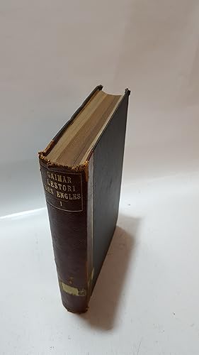 Seller image for Lestorie Des Engles Solum La Translacion Maistre Geffrei Gaimer Vol. I Text for sale by Cambridge Rare Books