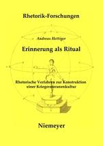 Seller image for Erinnerung als Ritual for sale by moluna