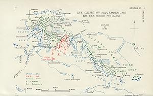 The Crisis, 9th September 1914. The B. E. F. crosses the Marne [Battle of the marne]