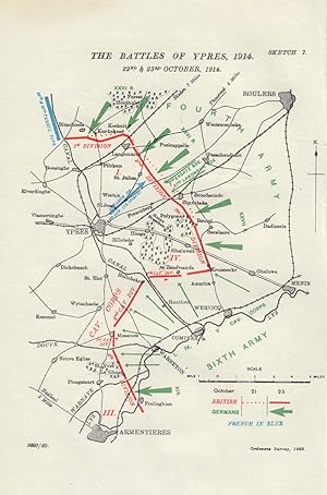 The Battles of Ypres, 22nd & 23rd October, 1914