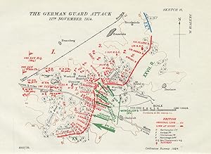 Bild des Verkufers fr The German Guard Attack 11th November 1914 [Battle of Ypres] zum Verkauf von Antiqua Print Gallery