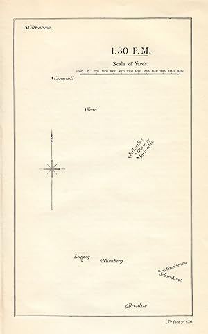 Immagine del venditore per [Position at] 1.30 P. M [Battle of the Falkland Islands] venduto da Antiqua Print Gallery