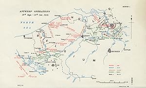 Bild des Verkufers fr Antwerp Operations 19th Sept.-15th. Oct. 1914 [Siege of Antwerp] zum Verkauf von Antiqua Print Gallery