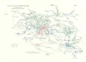 The Situation 10th. September, 1914 (Night) [Battle of the Marne]