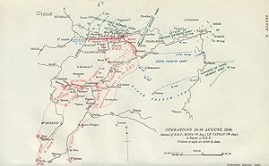Operations 23-28 August, 1914. Advance of B. E. F. Mons (23. Aug). Le Cateau (26. Aug) & Retreat ...