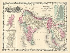 Johnson's Hindostan or British India / The Island and Town of Bombay / Madras and its Suburbs / C...