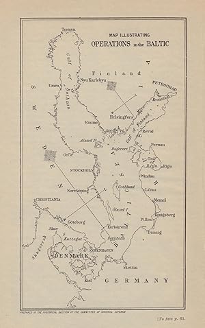 Image du vendeur pour Map Illustrating Operations in the Baltic mis en vente par Antiqua Print Gallery