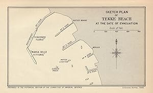 Seller image for Sketch Plan of Tekke Beach at the Date of Evacuation [Gallipoli or Dardanelles Campaign] for sale by Antiqua Print Gallery