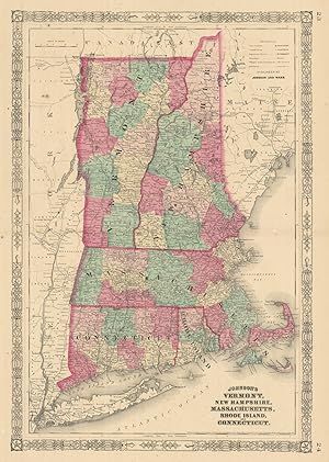 Johnson's Vermont, New Hampshire, Massachusetts, Rhode Island, and Connecticut