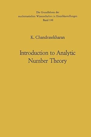 Seller image for Introduction to Analytic Number Theory for sale by moluna