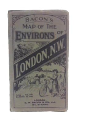 Immagine del venditore per Bacon's Map of the Environs of London N.W. venduto da World of Rare Books