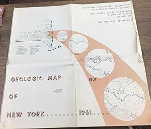 Seller image for Geologic map of New York, 1961 for sale by Zubal-Books, Since 1961