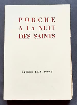 Porche à la nuit des saints -