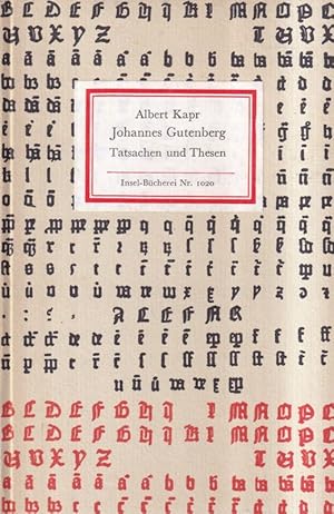 Imagen del vendedor de Johannes Gutenberg a la venta por Clivia Mueller
