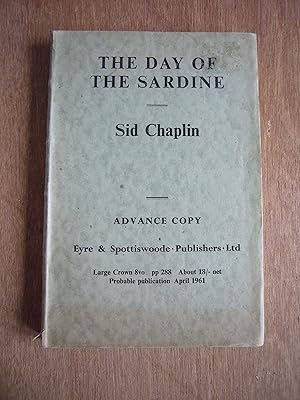 Bild des Verkufers fr The Day of the Sardine *Advance Copy* zum Verkauf von Soin2Books