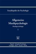 Bild des Verkufers fr Allgemeine Musikpsychologie - Bd. 1 zum Verkauf von moluna