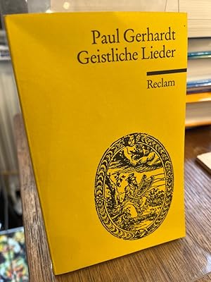 Bild des Verkufers fr Geistliche Lieder. Nachwort von Gerhard Rdding. (= Reclams Universal-Bibliothek ; Nr. 1741). zum Verkauf von Altstadt-Antiquariat Nowicki-Hecht UG