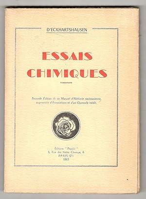 Image du vendeur pour Essais chimiques. mis en vente par Libreria antiquaria Atlantis (ALAI-ILAB)