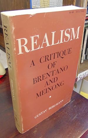 Bild des Verkufers fr Realism: A Critique of Brentano and Meinong zum Verkauf von Atlantic Bookshop