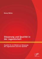 Seller image for Steuerung und Qualitaet in der Jugendarbeit: Aspekte fr ein Modell zur Steuerung der Jugendarbeit und ihrer Qualitaet for sale by moluna