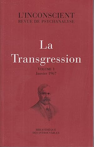 Imagen del vendedor de La transgression a la venta por PRISCA