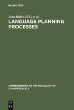 Seller image for Language Planning Processes for sale by moluna