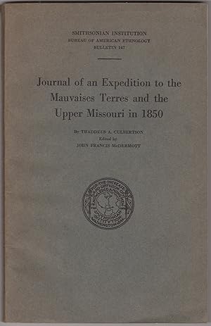 Bild des Verkufers fr Journal of an Expedition to the Mauvaises Terres and the Upper Missouri in 1850 zum Verkauf von Kaaterskill Books, ABAA/ILAB