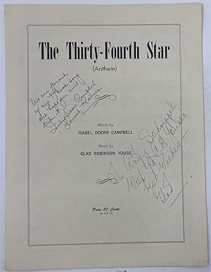 Imagen del vendedor de The Thirty-Fourth Star Anthem a la venta por Oddfellow's Fine Books and Collectables