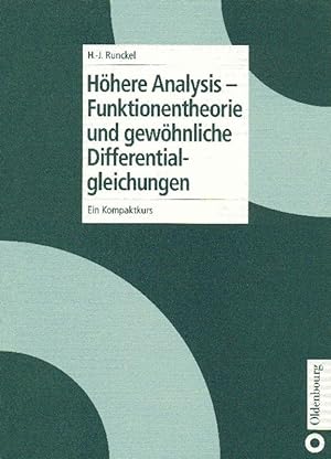 Seller image for Hoehere Analysis. Funktionentheorie und gewoehnliche Differentialgleichungen for sale by moluna