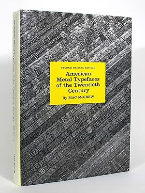 Seller image for American Metal Typefaces of the Twentieth Century for sale by Minotavros Books,    ABAC    ILAB