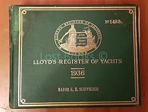 Lloyd's Register of Yachts Contaning Particulars of Yachts and Motor Boats; An Alphabetical List ...