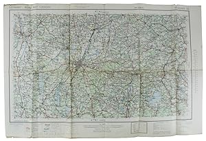 GERMANY ROAD MAP: MUNCHEN 52 - 1:200.000 (for use by War and Navy Dep.Agencies only - not for sale):