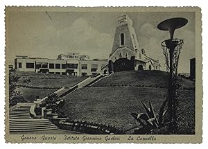 GENOVA QUARTO - ISTITUTO GIANNINA GASLINI - LA CAPPELLA. Cartolina viaggiata 1944: