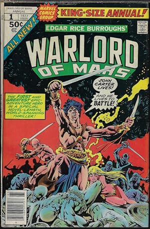 Image du vendeur pour JOHN CARTER WARLORD OF MARS ANNUAL: #1, 1977 mis en vente par Books from the Crypt