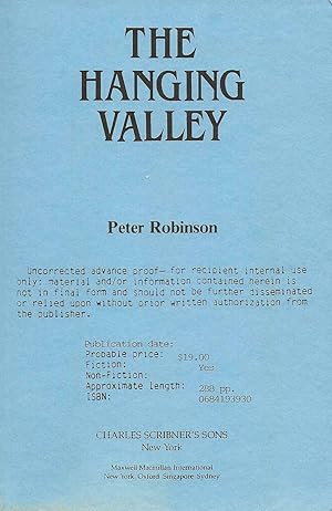 Seller image for THE HANGING VALLEY for sale by SCENE OF THE CRIME 