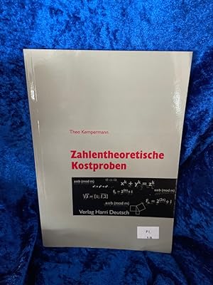 Bild des Verkufers fr Zahlentheoretische Kostproben zum Verkauf von Antiquariat Jochen Mohr -Books and Mohr-