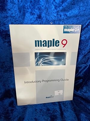 Imagen del vendedor de Introductory Programming Guide: Maple 9 a la venta por Antiquariat Jochen Mohr -Books and Mohr-