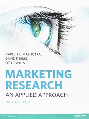 Imagen del vendedor de Marketing Research: An Applied Approach a la venta por WeBuyBooks