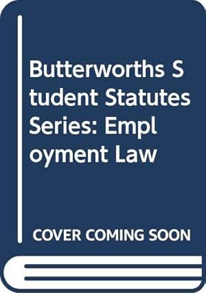 Imagen del vendedor de Butterworths Student Statutes Series a la venta por WeBuyBooks